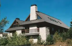 United Roofing & Siding black metal roofing service for a residential home in Sioux Falls, SD
