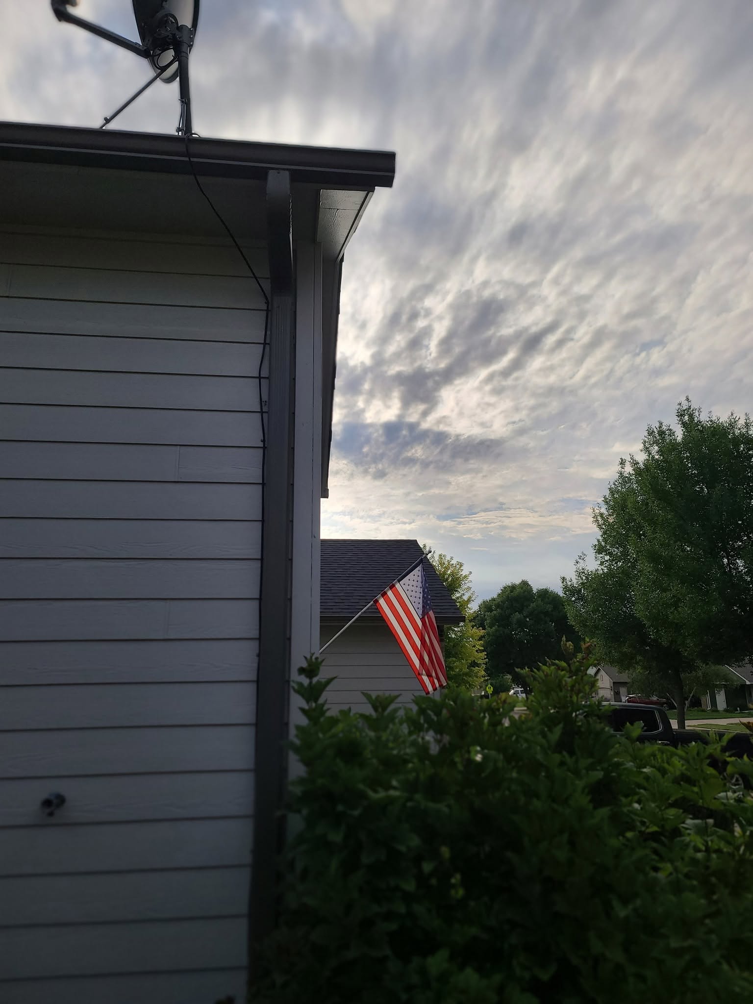 United Roofing & Siding residential siding and gutter work for a home exterior in Sioux Falls, SD