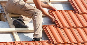 United Roofing & Siding roof repair service for tile roofing installation and damaged roof sections in Sioux Falls, SD